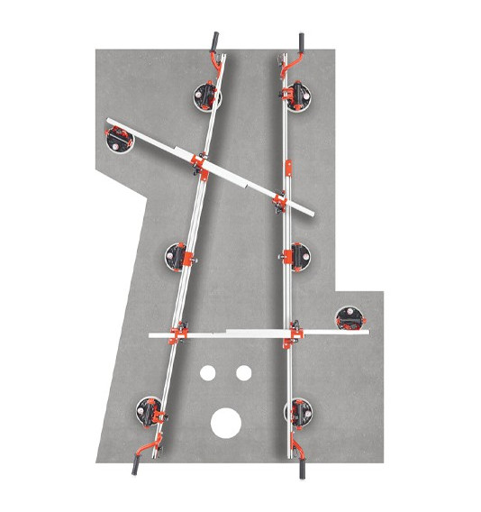 Pritraukimo sistema EASY-MOVE MKIV, vakuuminiai pritraukėjai