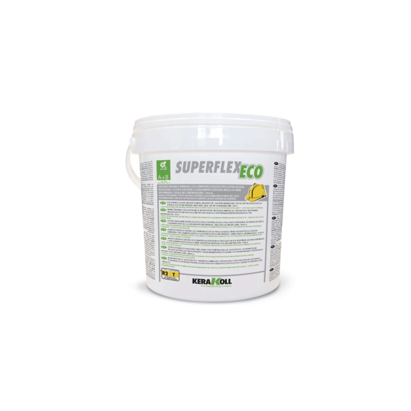 Superflex Eco A+B (balti), 8 kg dvieju komponentu organiniai mineraliai klijai (R2T) Superflex Eco A+B (balti), 8 kg dvieju komponentu organiniai mineraliai klijai (R2T)