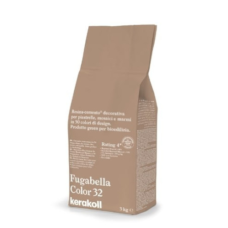 Fugabella Color 32, 3 kg cementinis glaistas plytelių siūlių tarpams