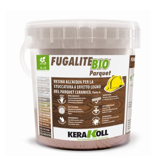 Fugalite Bio Parquet afzelia 63, 3 kg (A+B) epoksidinis glaistas medžio imitacijos plytelėms