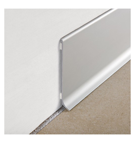 Grindjuostė, anoduoto aliuminio, h 80 mm, L 2,0 m