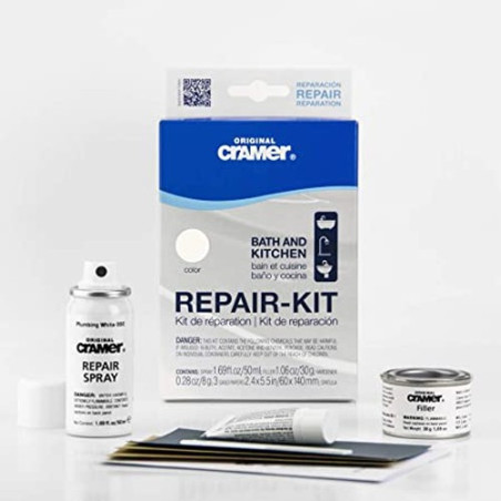 Cramer REPAIR-KIT, keramikos, emalio, atstatymo rinkinys, baltas