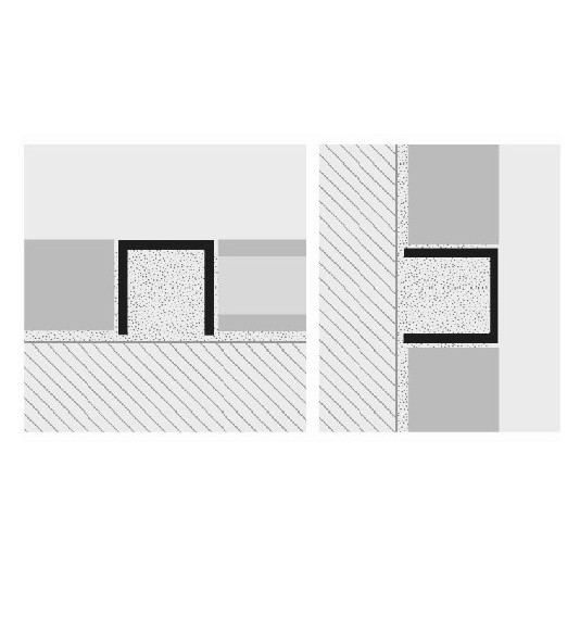 Profilis, žalvaris, poliruotas, h 10x10 mm, L 2,7 m