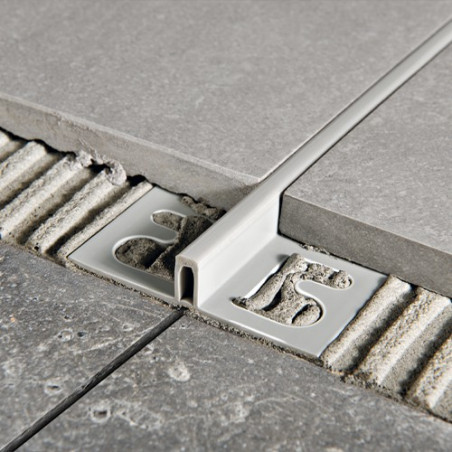 Profilis deformacinis, PVC, pilkas, h 10 mm, L 2,5 m