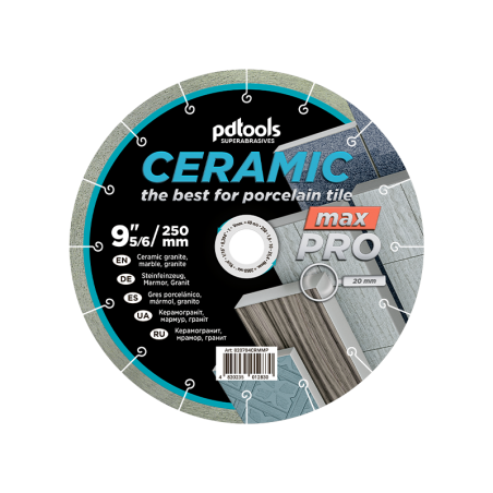 Teemantlõiketera MAX PRO, märglõikamiseks, Ø250 mm, 25,4 mm | teemantkettad | NMF Home