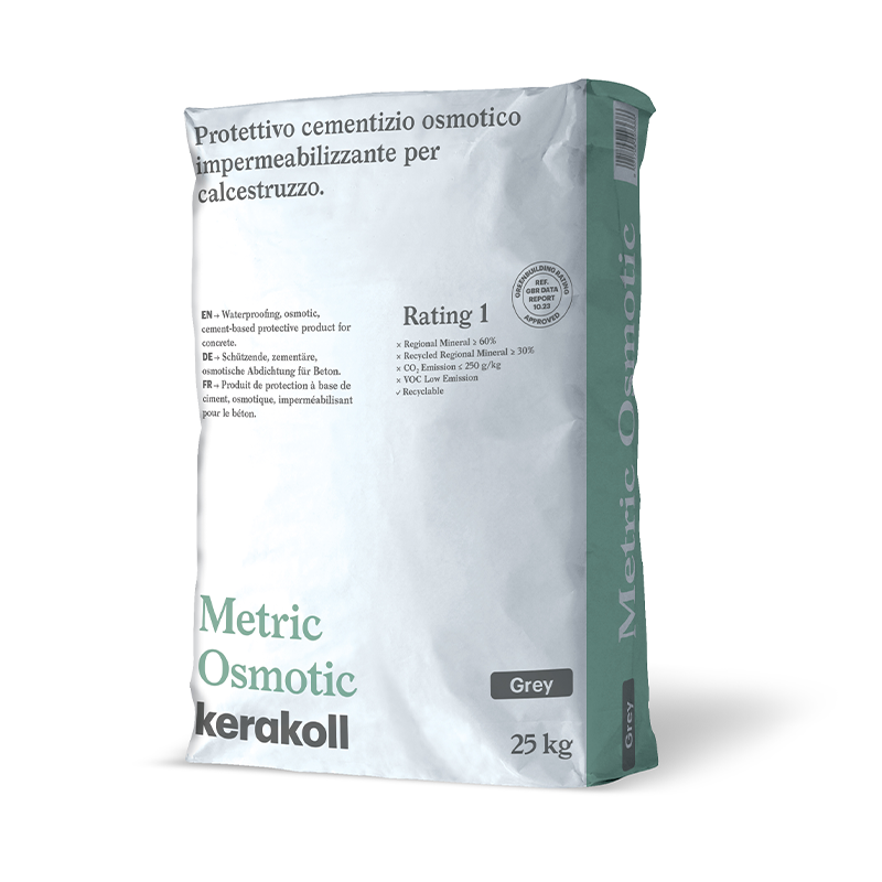 Metric Osmotic Grey, 25 kg, ühekomponentne hüdroisolatsioon (ex Osmocem)