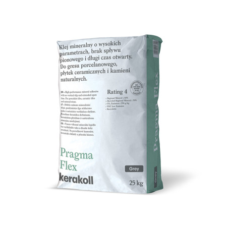 Kerakoll Pragma Flex (hall), 25 kg, mineraalne elastne liim C2TE | tsementliimid | NMF Home