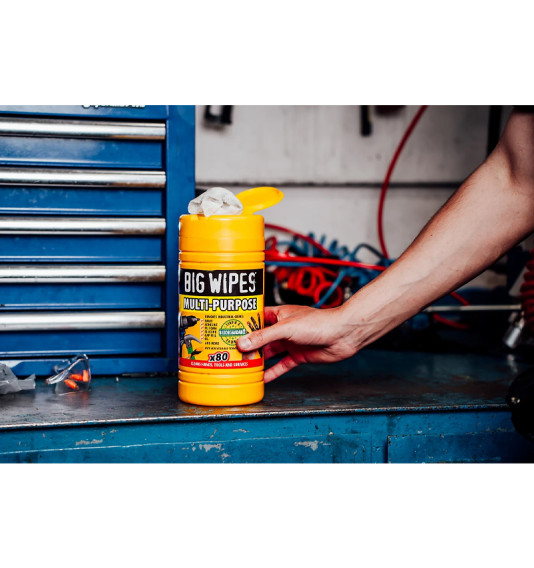Puhastuslapid BIG WIPES HEAVY DUTY, 80 tk.