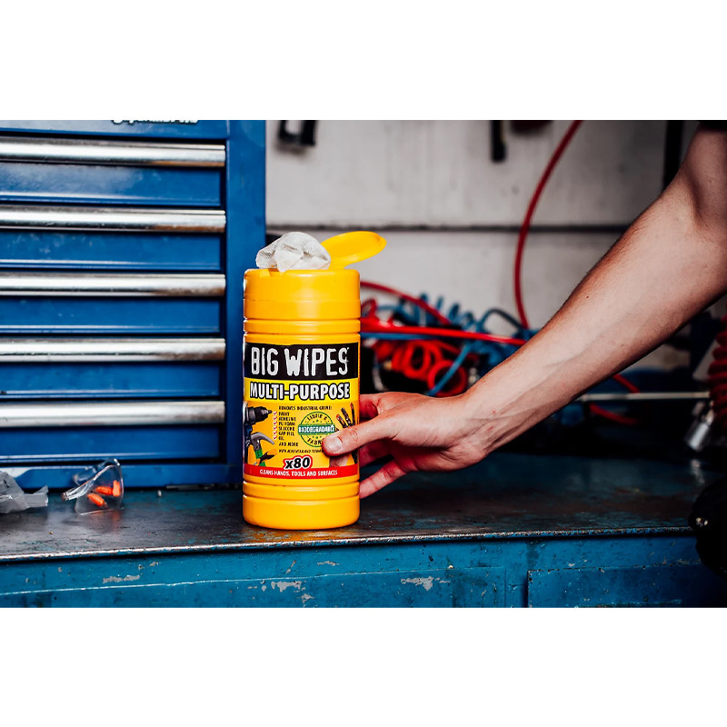 Puhastuslapid BIG WIPES HEAVY DUTY, 80 tk.