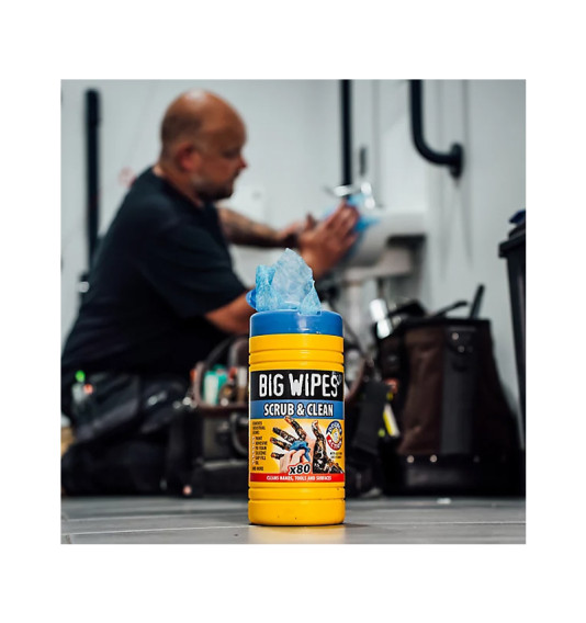 Puhastuslapid BIG WIPES HEAVY DUTY, 80 tk.