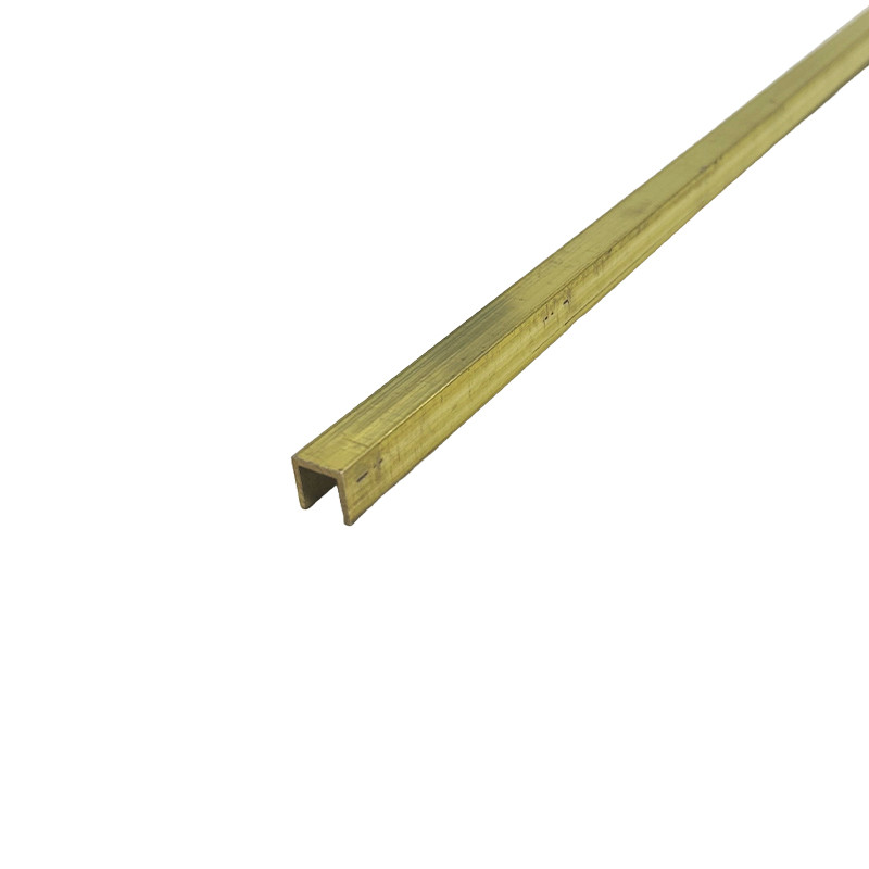 Profiil, messing, naturaalne, h 10x10 mm, L 2,7 m