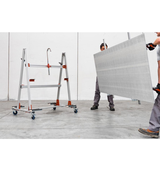 Transpordikäru suurte plaatide jaoks (max 250 kg)