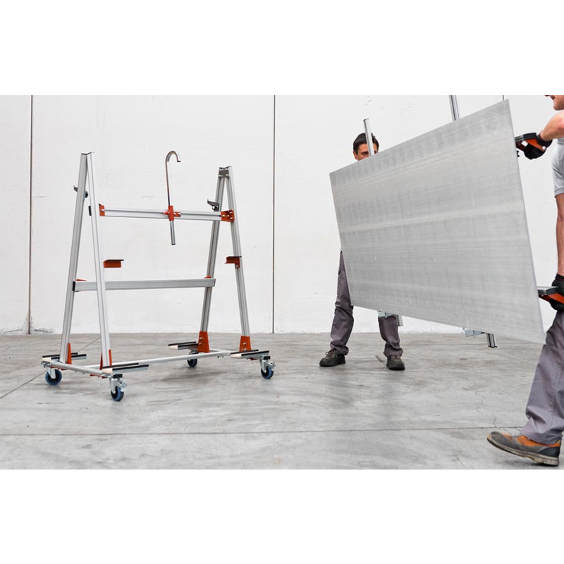 Transpordikäru suurte plaatide jaoks (max 250 kg)