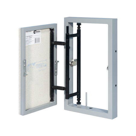 Alumiiniumist revisiooniuks, tagantjärele paigaldatav N (õmblusteta), 300x600x12,5 mm | parandusuksed-seintele | NMF Home