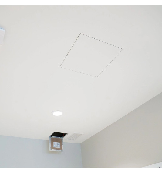 Alumiiniumist revisioon uks (värvitav), 300x300x12,5 mm