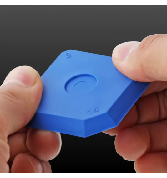 Silikoonist vormimisotsikud, sinine, 5 tk.