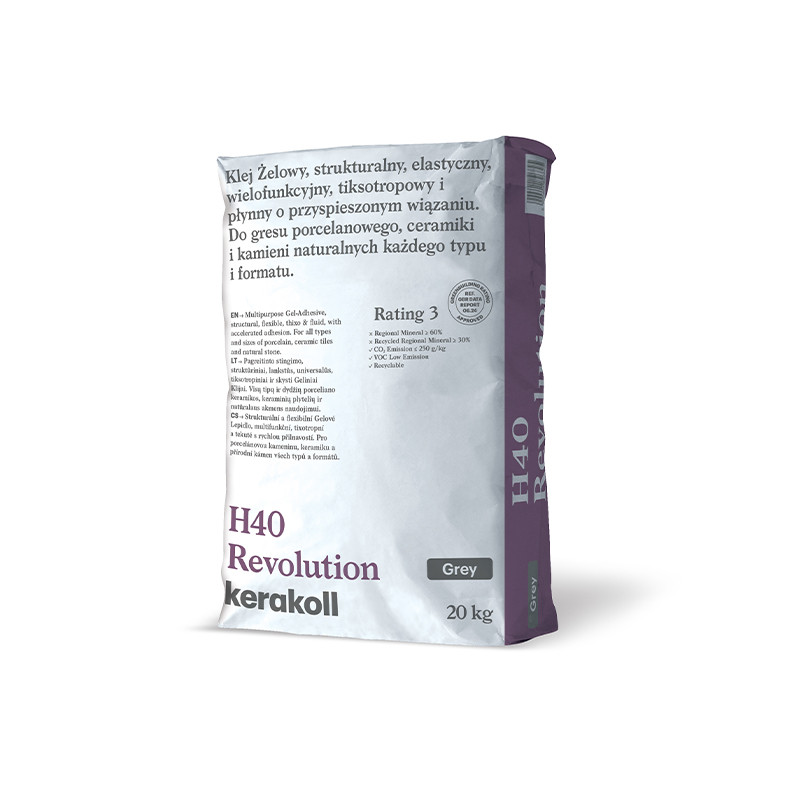 Biogel Revolution, 20 kg kiiresti kõvenev mineraalne liim