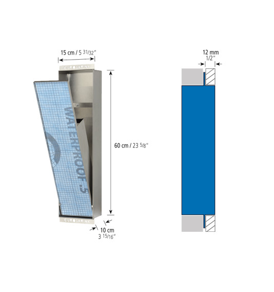 Sisseehitatud süvend koos uksega H/ESTC