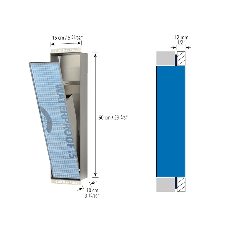 Sisseehitatud süvend koos uksega H/ESTC