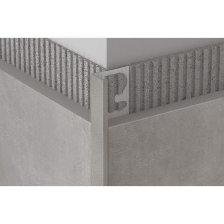 Profiil, alumiinium anodeeritud, Stone Oyster, h 12,5 mm, L 2,7 m | seinte-profiilid | NMF Home