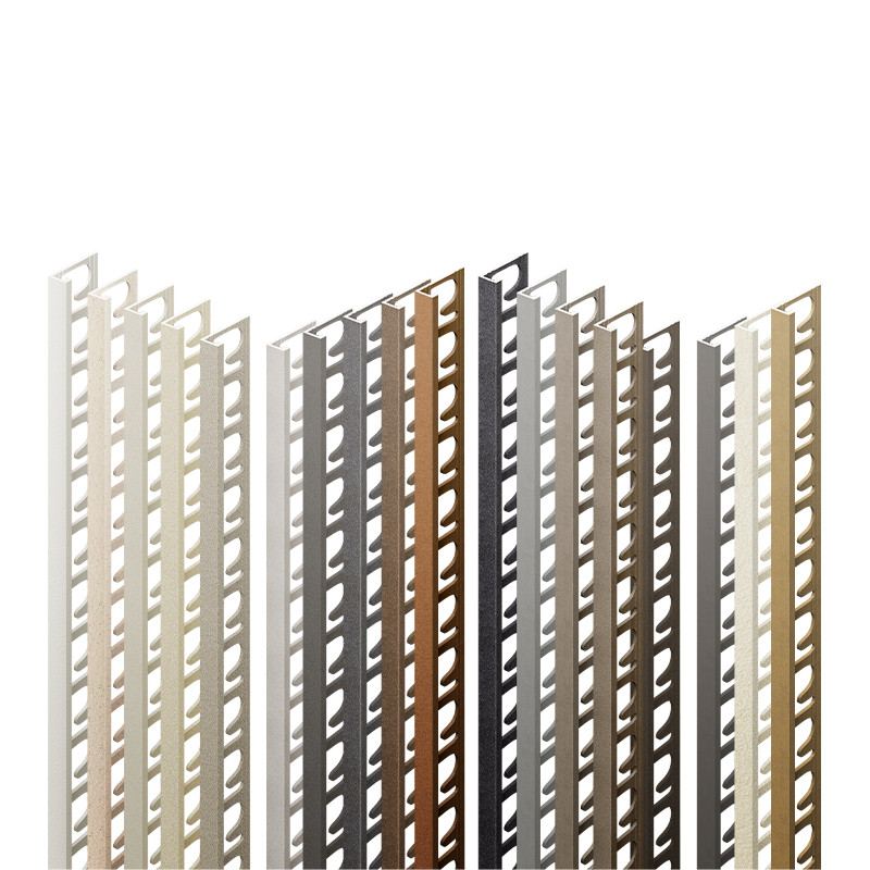 Profiil, alumiinium anodeeritud, Stone Oyster, h 12,5 mm, L 2,7 m