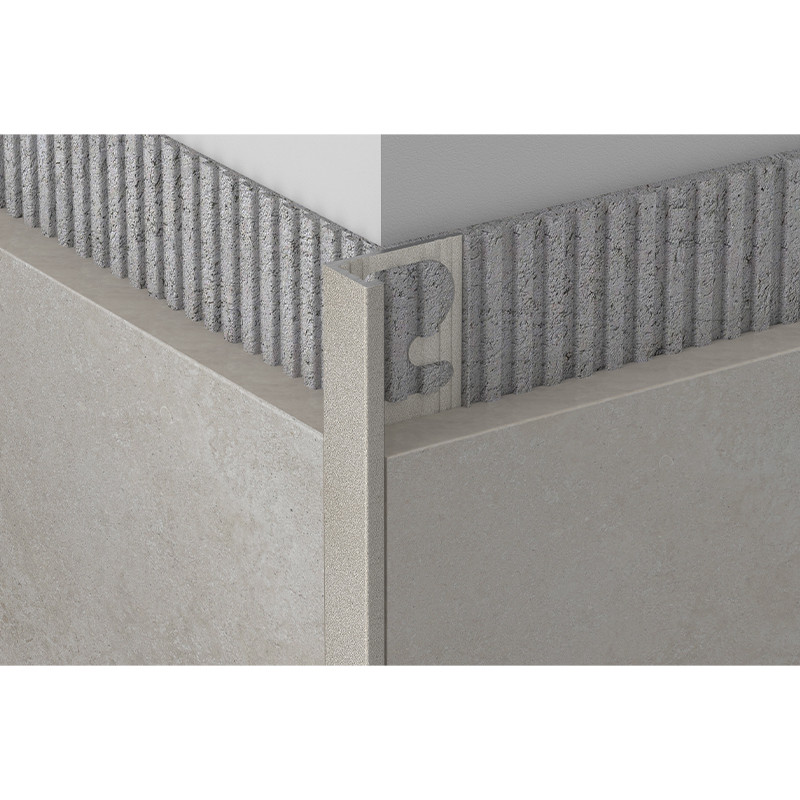 Profiil, alumiinium anodeeritud, Stone Cristal, h 10 mm, L 2,7 m