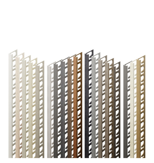 Profiil, alumiinium anodeeritud, Stone Oyster, h 10 mm, L 2,7 m