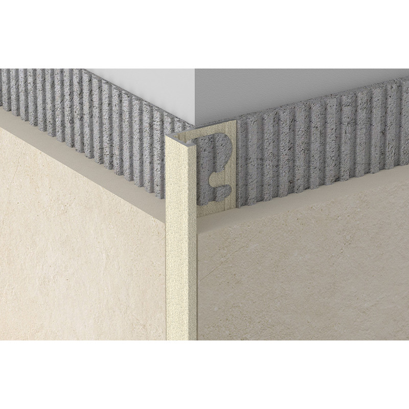 Profiil, alumiinium anodeeritud, Stone Greyvory, h 10 mm, L 2,7 m