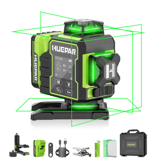 Huepar W04CG 4D laserviisor...