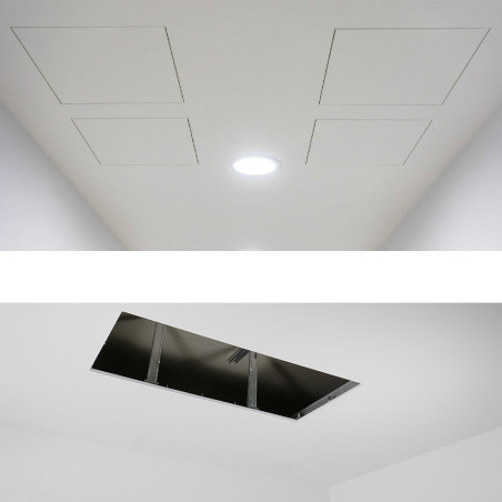 Alumiiniumist revisioon uks (värvitav), 1000x600x12,5 mm | parandusuksed-seintele | NMF Home