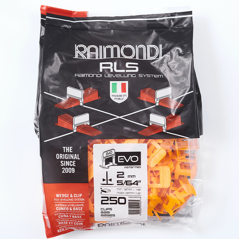 Võrdlussüsteemi klambrid, Raimondi EVO, 2 mm, 3–12 mm (250 tk)